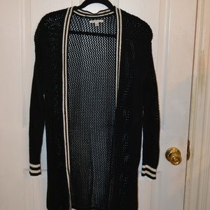 American Eagle Black & White Cardigan, S